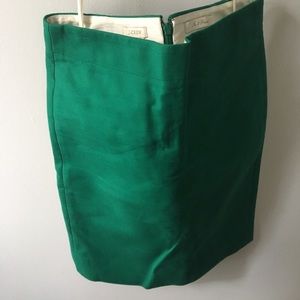 Green pencil skirt